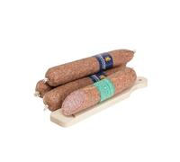 Tomassoni SALAMI CIAUSCOLO IGP Protected Geographical Indication, Salame Ciauscolo, gluten-free and lactose-free, 100% italian artisan product, gourmet speciality, whole vacuum 550g