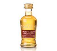 Tomatin Single Malt Whisky - Cask Strength Single Malt Whisky Miniature. Highland Scotch Whisky Matured in Bourbon & Sherry Casks 43% Alcohol/Vol 5cl Whiskey. Mini Alcohol Bottles Scottish Mens Gifts