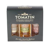 Tomatin Single Malt Whisky Triple Box Set containing 3 x 5cl miniatures