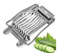 Tomato Chopper Dicer - Fruit Slicing Tool, Multipurpose Food Cutter Gadget | Stainless Steel Kitchen Prep Equipment Unit, Delicatessen Restaurant & Café Food Service with Manual Press Action