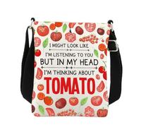 Tomato Crossbody Bag Tomatoes Lovers Gift Cute Tomato Vegetarian Gift Tomato Farmer Gift For Tomato Gardener Cross Body Purse