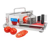 Tomato Cutter 5.5 mm Slices - Fruit and Vegetable Slicers by Royal Catering Silver