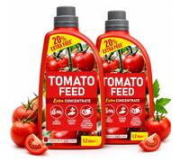 Tomato Feed Concentrate 1.2L Extra Fill Pack of 2 | Liquid Plant Food for Tomatoes, Fruit & Vegetables | Promotes Healthy Growth, Strong Roots & Abundant Crops