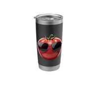 Tomato Fruit Sunglasses Stainless Steel Insulated Tumbler