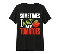 Tomato Gardener Vegetable Gardening Wet Tomatoes Premium T-Shirt