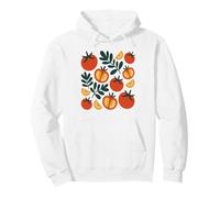 Tomato Girl Summer Gardening Farmer Cottagecore Aesthetic Pullover Hoodie