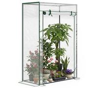 Tomato Greenhouse with Roll-up Door Mini Greenhouse with PVC Cover Transparent