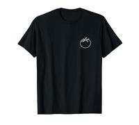 Tomato Minimalist Badge Patch Line Art T-Shirt