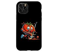 Tomato Panic Hockey Cartoon Funny Rink Chase Case for iPhone 11 Pro