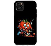 Tomato Panic Hockey Cartoon Funny Rink Chase Case for iPhone 11 Pro Max