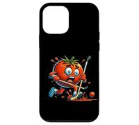 Tomato Panic Hockey Cartoon Funny Rink Chase Case for iPhone 12 mini