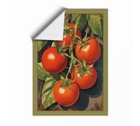 Tomato Plant Study Botanical Unframed Wall Art Print A3 (42×29.7cm), Wall Decor for Living Room, Bedroom, Office & Home, Art Gift