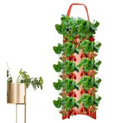 Tomato Planter Bag, Strawberry Hanging Basket, Strawberry Planter Fence Hanging, Flower Pouches Hangings Bags, Hangable Fabric Pouch For Plant Aeration & Growth