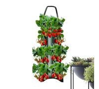 Tomato Planter Bag, Strawberry Hanging Basket, Strawberry Planter Fence Hanging, Flower Pouches Hangings Bags, Hangable Fabric Pouch For Plant Aeration & Growth