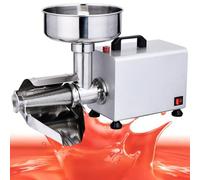 Tomato Sauce Maker Tomato Milling Machine 370W Electric Stainless Steel Strainer Automatic Fruit Press Machine Food Squeezer for Sauce Maker 90-160kg/h