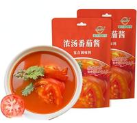 Tomato sauce, soup, clear soup tomato base, tomato juice, condiments, table sauces,Ketchup,Delicious Chinese specialty sauce (5 bags)