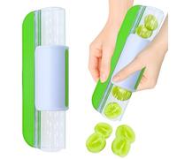Tomato Slicer, Grape Slicer Kitchen Gadget, Cherry Splitter Fruit Tools into 2 Pieces (Green)