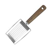 Tomato Slicer, Handheld Stainless Steel Egg Slicer, Onion Chopper, Kitchen Tool for Slicing Ham, Fruit, Potato, and More, Ideal for Quick Meal Prep, 9.84 x 3.35 inches