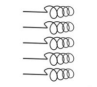 Tomato Spiral Stakes, Effective Support for Climbing Plants, Space Efficient Gardening Solution for Urban Growers (B)