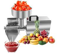 Tomato Strainer Machine, Stainless Steel Electric Food Strainer and Sauce Maker, Fruit Press Squeezer for Canning Tomato Purees and Sauces