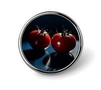 Tomatoes Brooch Pins Lapel Pins for Men Women Badge Button Cover Decorative Jewelry Charms for Hats Bags Backpacks Suits Shirts Scarves Clothing Accessories Banquet Wedding Gift