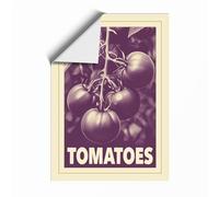 Tomatoes on the Vine Vintage Unframed Wall Art Print A4 (29.7×21cm), Wall Decor for Living Room, Bedroom, Office & Home, Art Gift