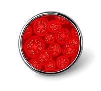 Tomatoes Slices Round Enamel Brooch Pin Button Badges Decoration Hat Clothing Bag Accessories Gift Crafts