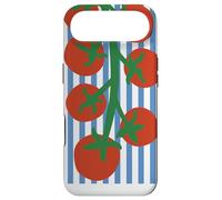Tomatoes with blue stripes Pomodoro tomato girl summer Case for iPhone Air
