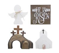 Tomb Easter Tray Bundle Kit 8Piece Layered Tray Decorative Bundle Homeware Set Decor Z Ornament (AS shown, One Size)