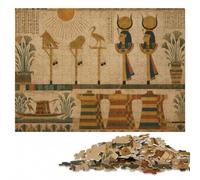 Tomb of Ramses IV Painting Wooden Jigsaw Puzzle 500 Pieces, Family Activity | Image-area sorting - a practical indoor pastime on quiet evenings.