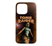 Tomb Raider Lara Croft Cover Art Retro Video Game Case for iPhone 15 Pro Max