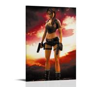 Tomb Raider Lara Croft Movie Poster Wall Art Poster Gift For Friend Bed Room Living Room Decor Modern Aesthetic Poster Decorative Painting Canvas Wall Posters And Art Picture Print Modern Family De