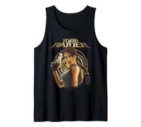Tomb Raider Lara Croft Portrait with Seal Retro Video Game Tank Top