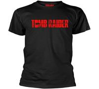 Tomb Raider 'Logo' (Black) Mens T Shirt Size L