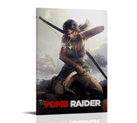 Tomb Raider Poster, Lara Croft's Key Element, Game Poster for Bedroom, Wall Art Enrichment, Canvas Decoration, Wall Art Picture Print, Modern Family Room Decor, 08 x 12 Inch (20 x 30 cm)