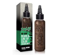 Tomb45 Beard & Lineup Enhancement (Brown/Black) - Water-proof, Shampoo safe, Safe on Skin