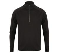 Tombo Long-sleeved ¼ zip top - Mens Sports Overtop, 88% Polyester