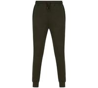 Tombo Men's Athleisure Jogging Bottoms in Dark Olive | Size: Small Tombo Dark Olive S