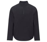 Tombo Men's Technical Quarter Zip Track Top in Black | Size: Medium Tombo Black M