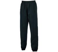 Tombo Teamsport Lined Tracksuit Bottoms Colour:Black Size:S