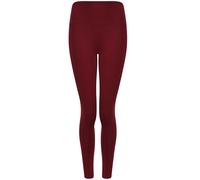 Tombo Women's Core Leggings in Burgundy | Size: Large/XL Tombo Burgundy L/XL