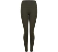 Tombo Women's Core Pocket Leggings in Dark Olive | Size: Large/XL Tombo Dark Olive L/XL