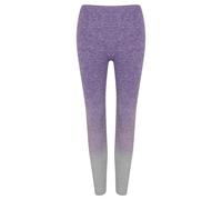 Tombo Women's Fade Seamless Leggings in Purple | Size: 14-16 Tombo Purple 14-16