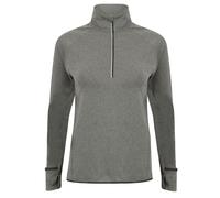 Tombo Womens/Ladies Long Sleeve Zip Neck Performance Top PC3042