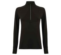 Performance Quarter Zip Long-Sleeved Top Tombo Black XS