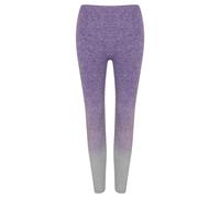 Tombo Women's Seamless Fade Out Leggings in Purple | Size: S/M Tombo Purple S/M