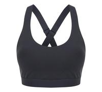 Tombo Women's Medium Impact Sports Bra in Charcoal Tombo Charcoal M