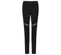 Tombo Women's Panelled Leggings Mesh Laser Cut High Waist Squat Proof