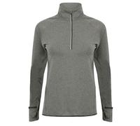 Tombo Women's Performance Quarter Zip Long-Sleeved Top in Grey | Size: 2XL Tombo Grey 2XL