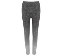 Tombo Women's Seamless Fade Out Leggings Melange Ombre High Stretch